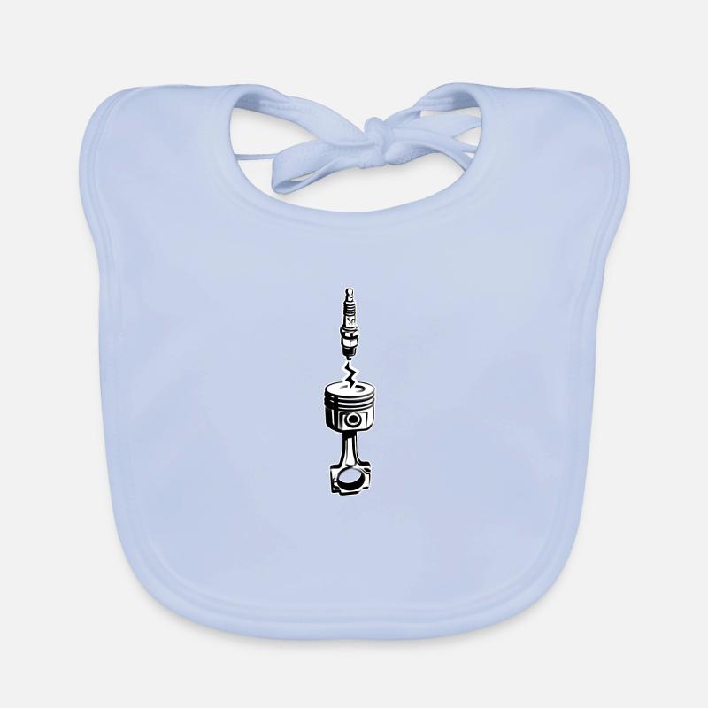 Spark & Piston Organic Baby Bibs