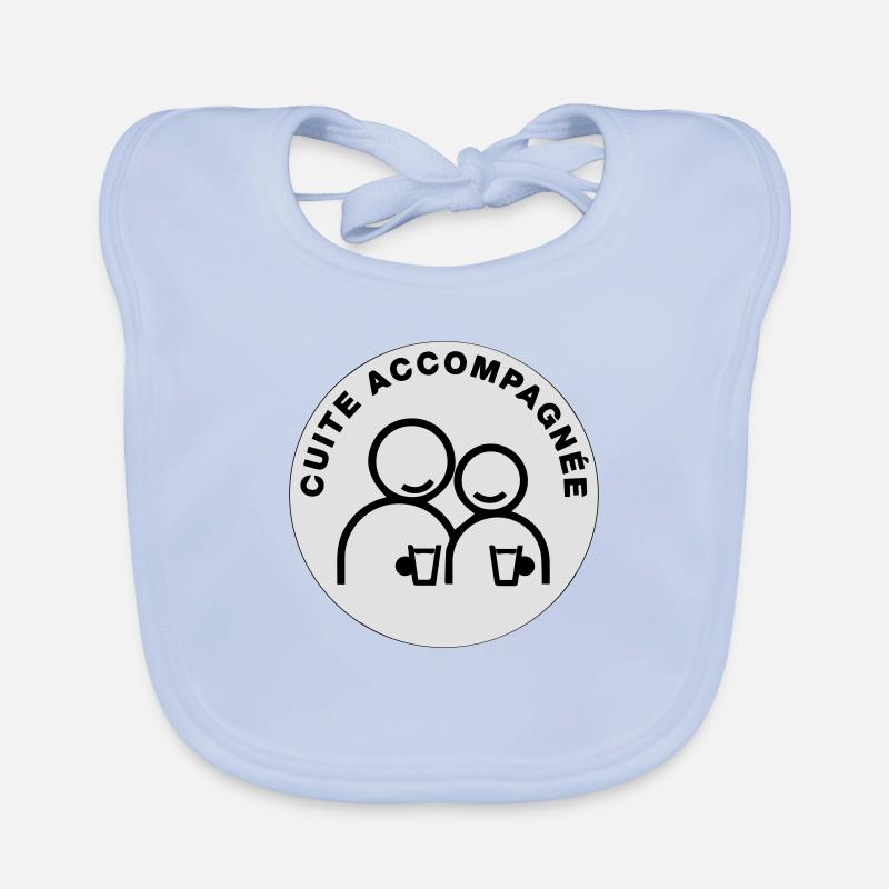 cuite accompagnee Bavoir bio Bébé