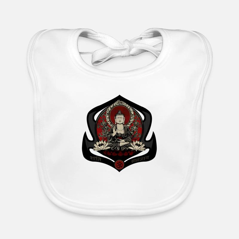 Siddharta Gautama Buddha Baby Bio-Lätzchen