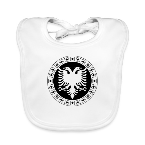 Albanien Schweiz Shirt - Baby Bio-Lätzchen