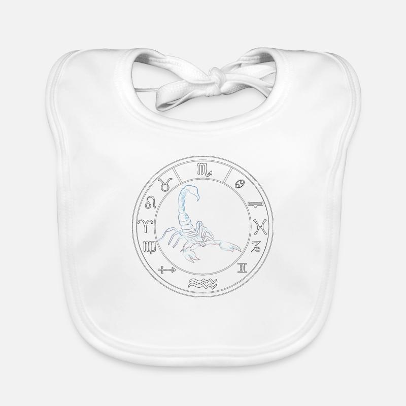Zodiac Scorpio Organic Baby Bibs