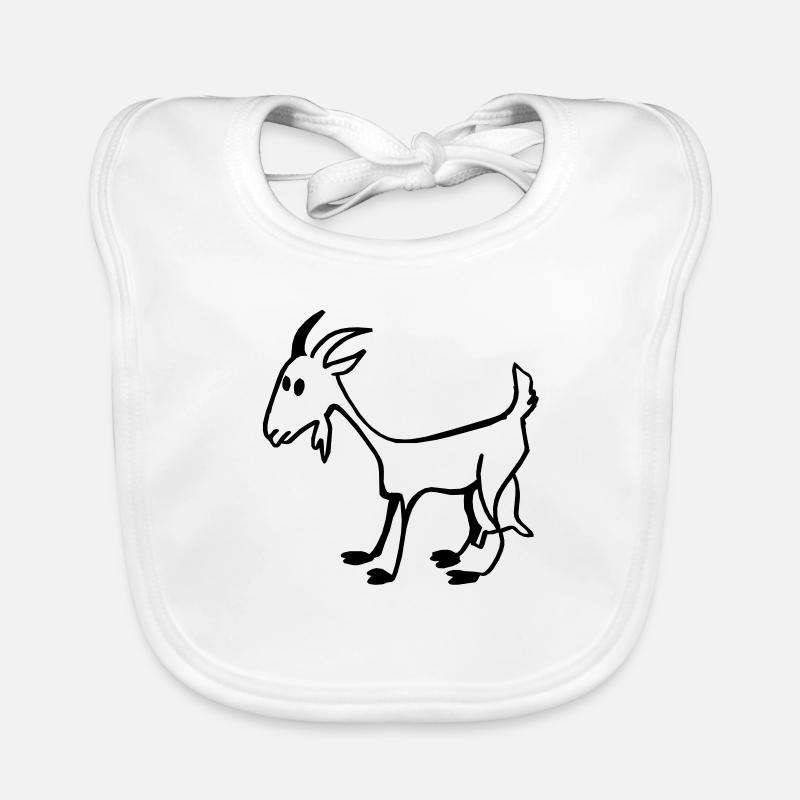 Chèvre Bavoir bio Bébé