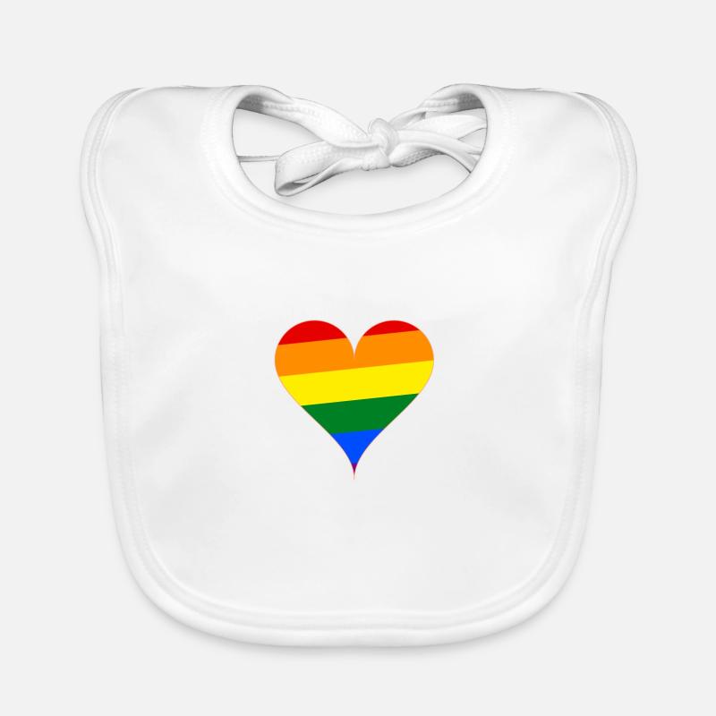 Rainbowheart Baby Bio-Lätzchen