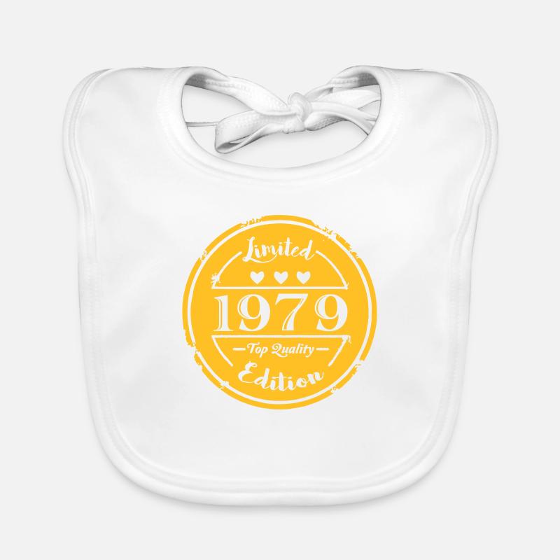 1979 anniversaire de naissance vintage 2 Bavoir bio Bébé