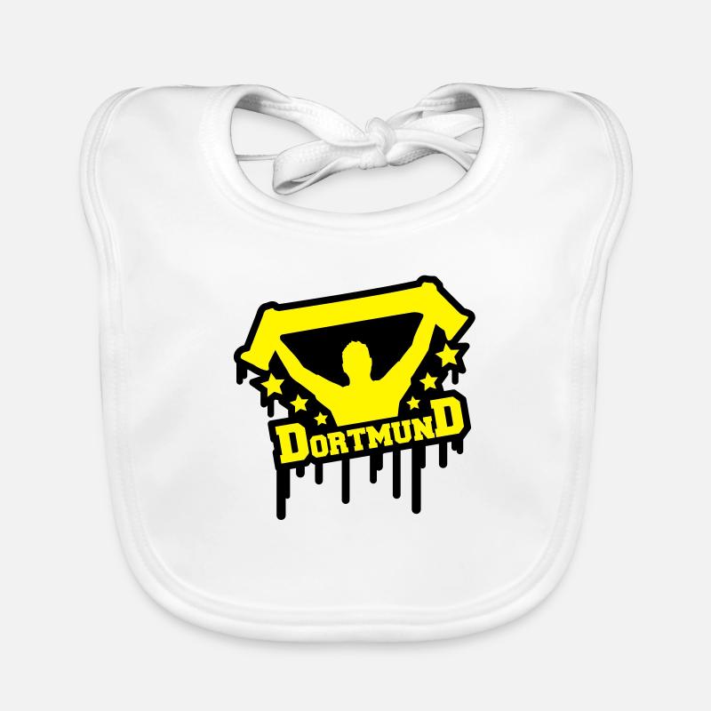 dortmund_fan_graffiti_r2 Baby Bio-Lätzchen