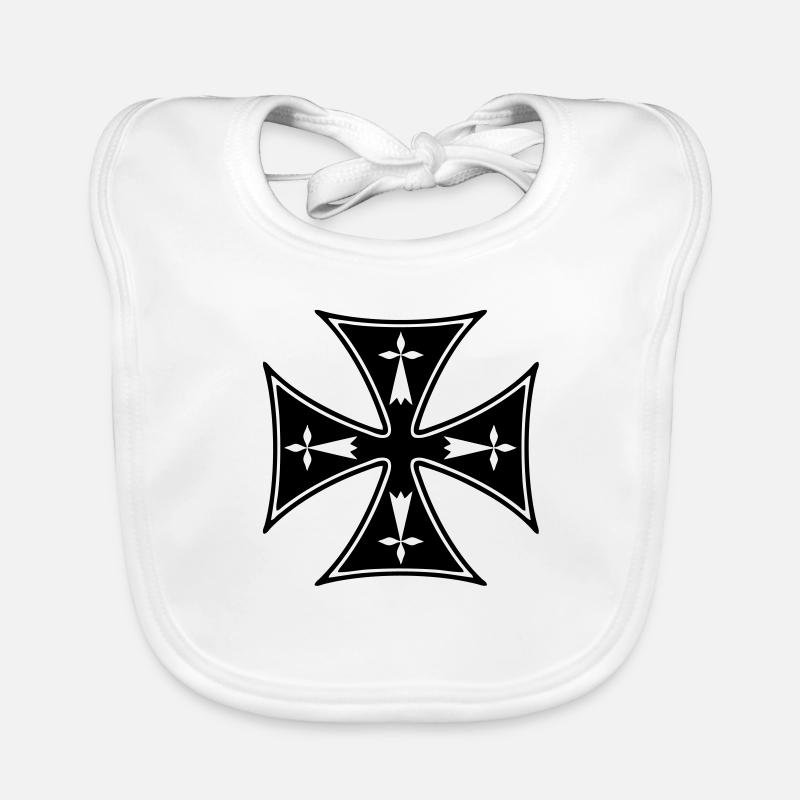 Breizh Hermelin Quer Baby Bio-Lätzchen