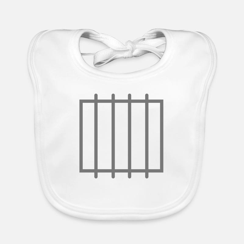Jail Window Bavoir bio Bébé
