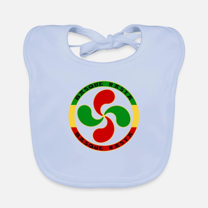 rasta Baskenquer Baby Bio-Lätzchen
