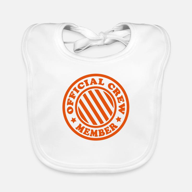 Official Crew Member (Stempel) Baby Bio-Lätzchen