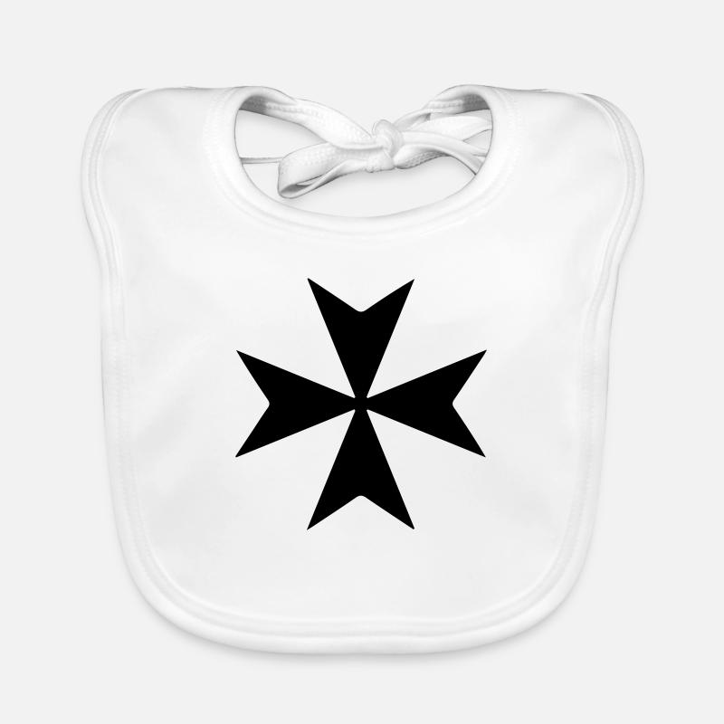 maltese_cross Baby Bio-Lätzchen