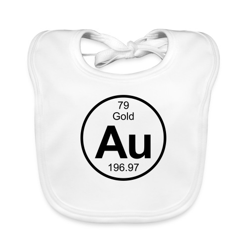 Gold (Au) (element 79) - Organic Baby Bibs
