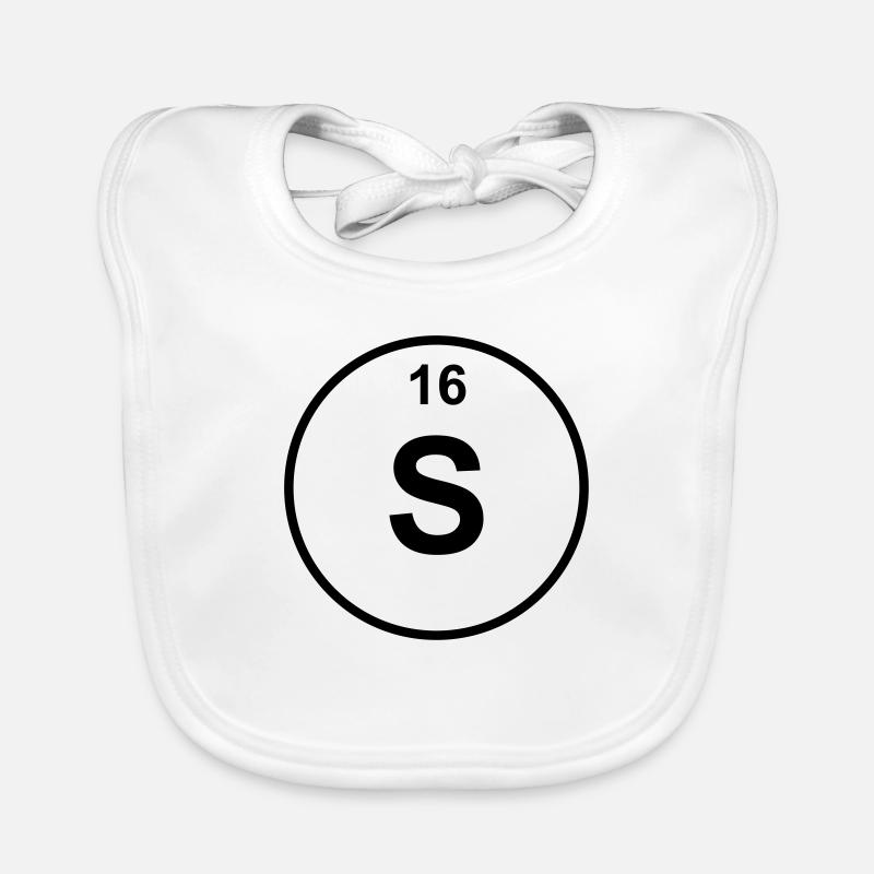 Sulfur (S) (element 16) Organic Baby Bibs