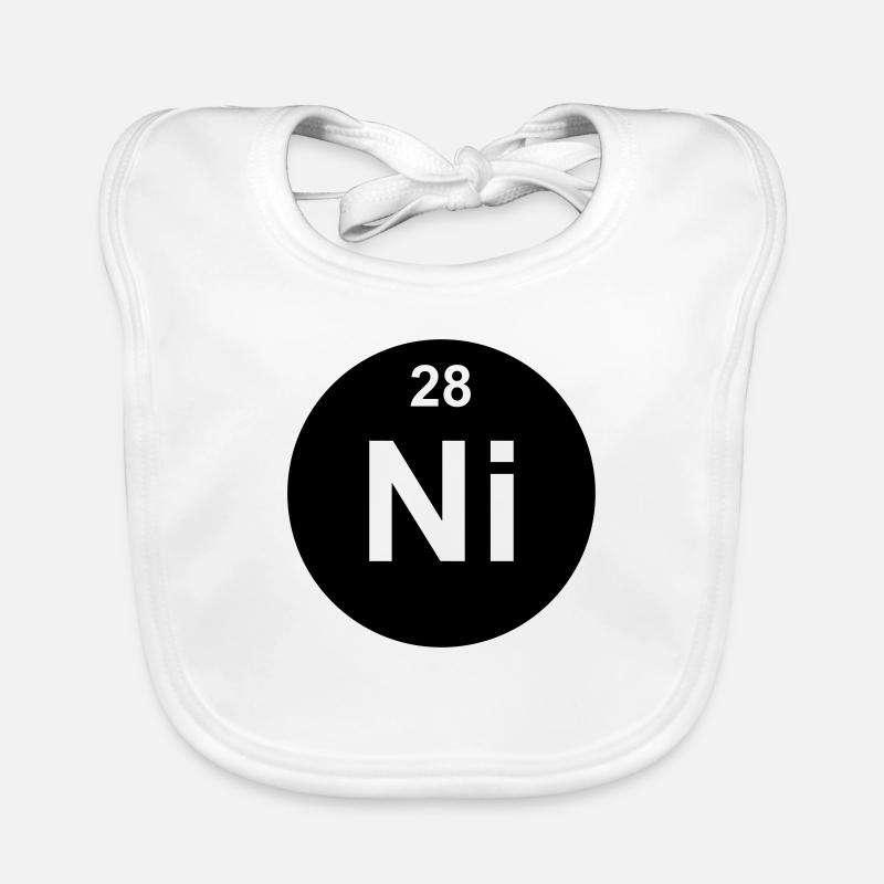 Nickel (Ni) (element 28) Organic Baby Bibs