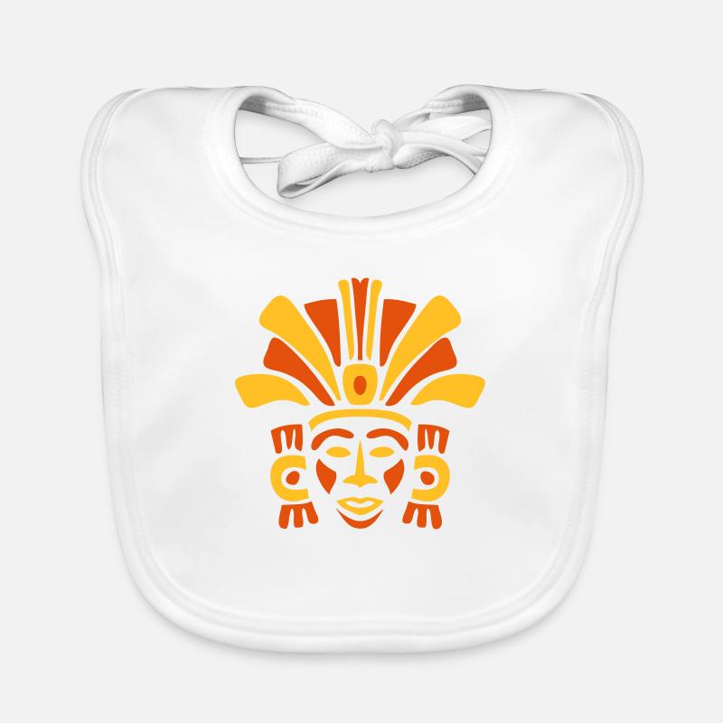 masque mayas Bavoir bio Bébé