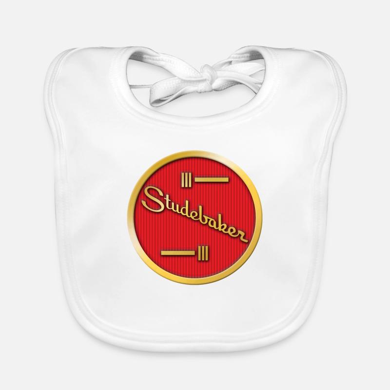 Vintage Studebaker emblem Organic Baby Bibs
