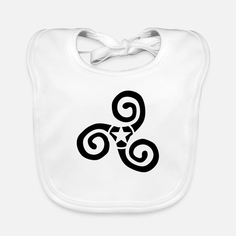 Triskel logo brittany star 0 Organic Baby Bibs
