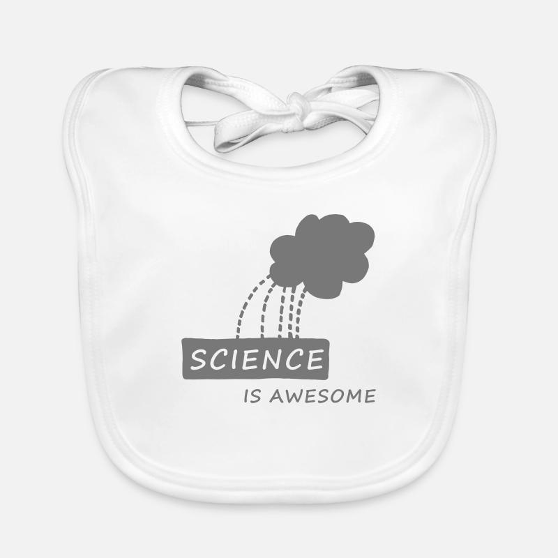 science is awesome, nerd, geek,student,university, Organic Baby Bibs