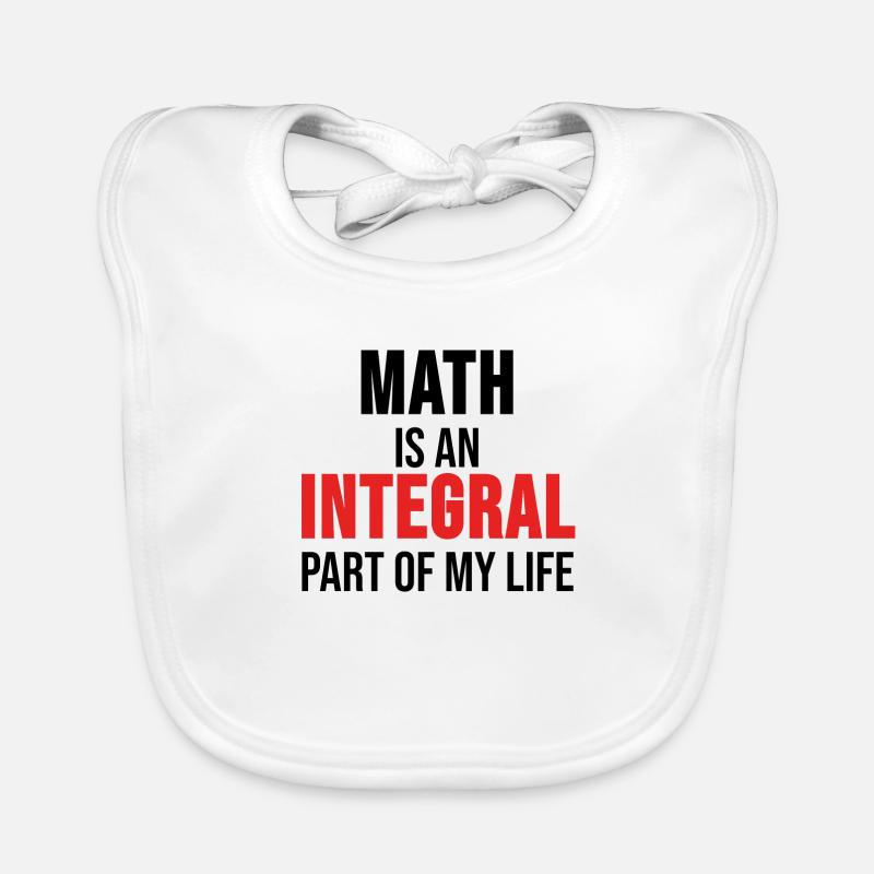 Maths T-shirt maths professeur de maths cadeau Bavoir bio Bébé