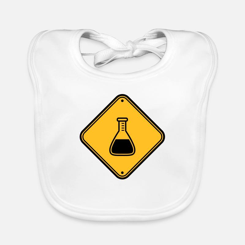attention science bouclier note attention Bavoir bio Bébé