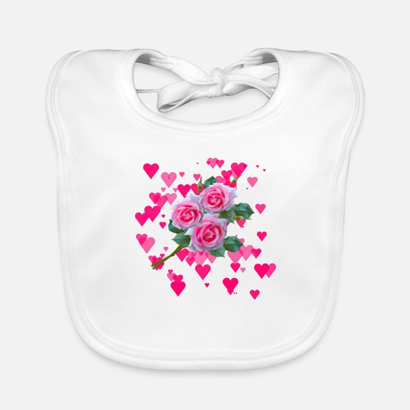 Bouquet de fleurs Bavoir bio Bébé