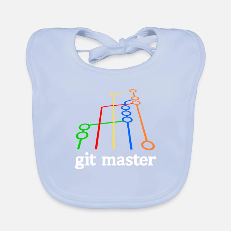 git master vWhite Bavoir bio Bébé