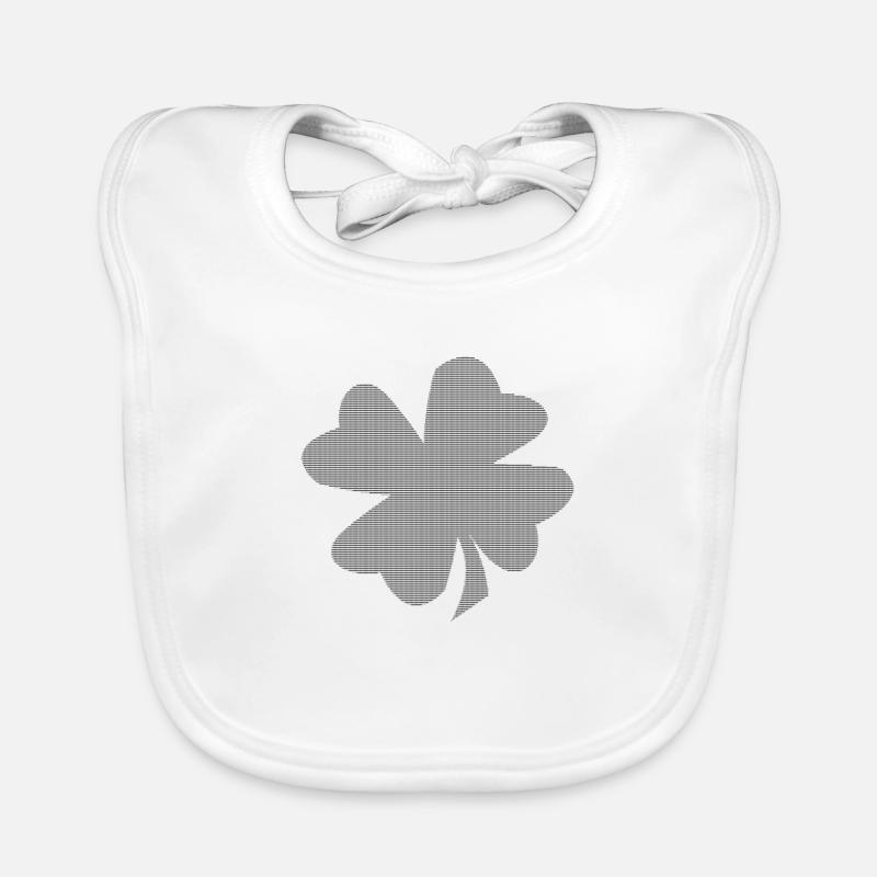 ASCII Cloverleaf Organic Baby Bibs