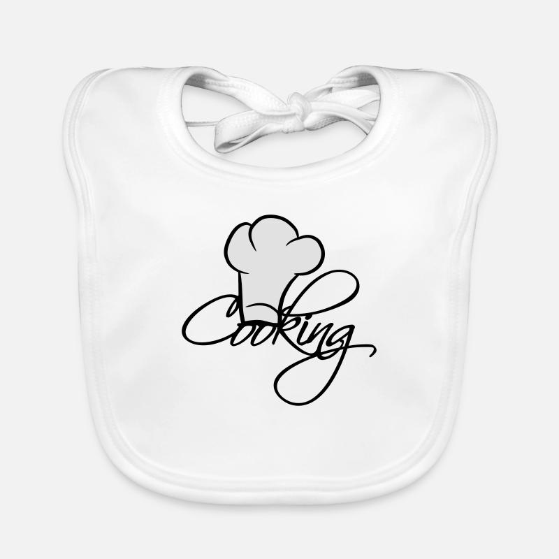 Chef cuisinier Cap Logo Chef étoilé Bavoir bio Bébé