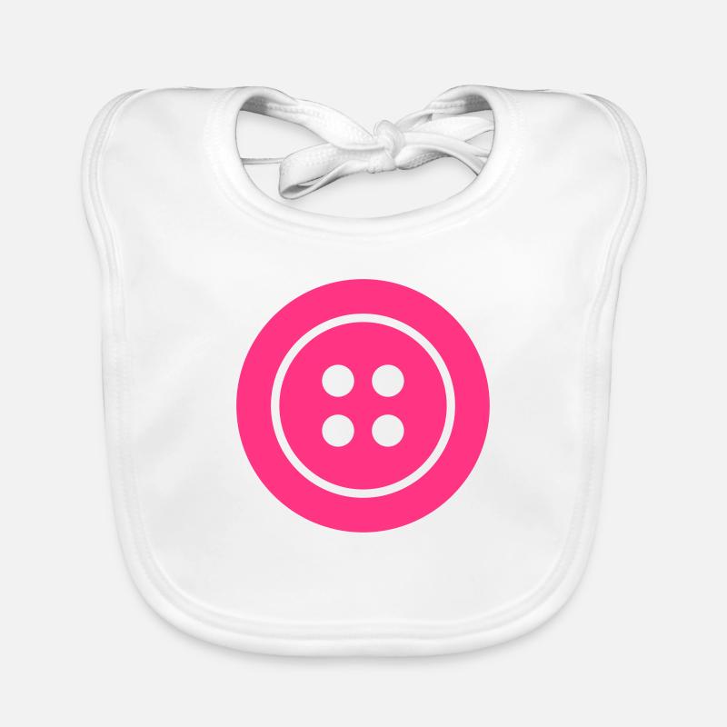 Button Organic Baby Bibs