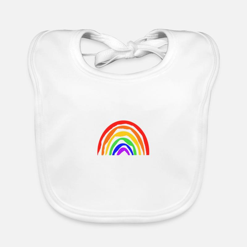Regenbogen Baby Bio-Lätzchen