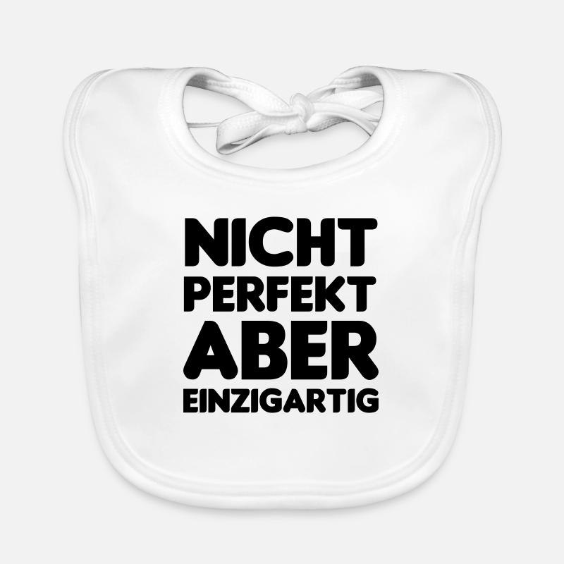 nicht_perfekt_aber_einzigartig02 Baby Bio-Lätzchen