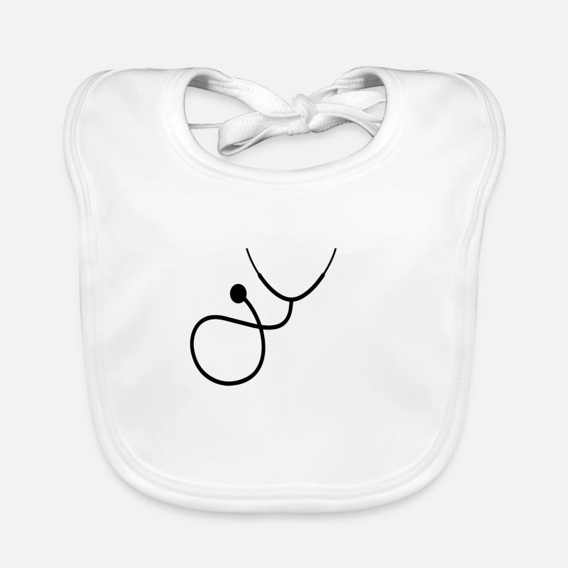 Doktor Stethoskop Geschenk Baby Bio-Lätzchen