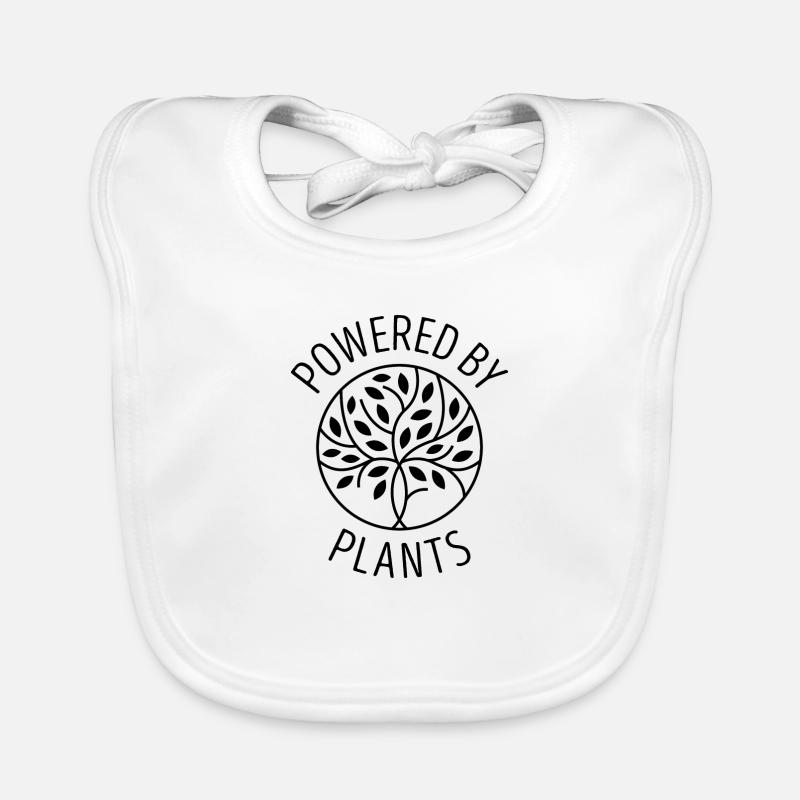 Powered by Plants Vegan Geschenk Baby Bio-Lätzchen