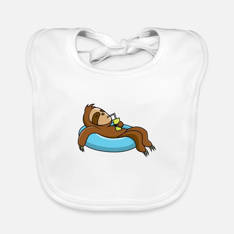 Sloth lifestyle Organic Baby Bibs