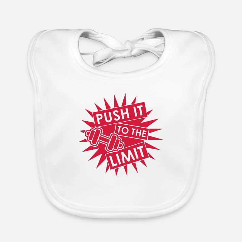 Push it to the Limit 02 Organic Baby Bibs