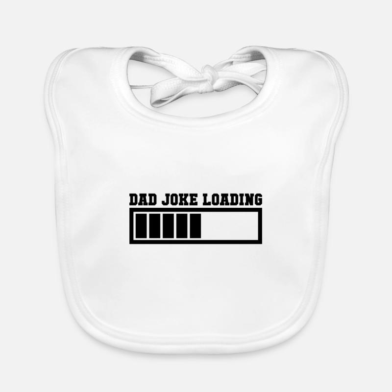 Dad Joke Loading Gift Organic Baby Bibs