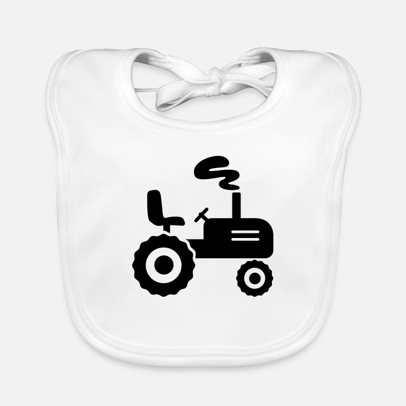 tracteur Bavoir bio Bébé