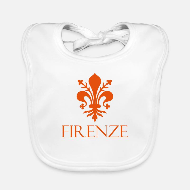 Firenze Fleur de Lys Baby Bio-Lätzchen