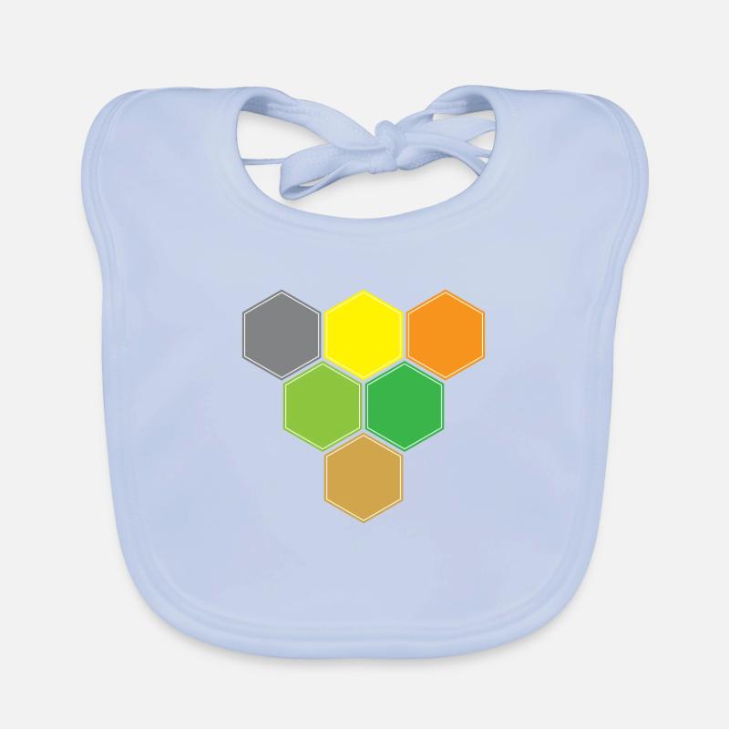 Hexagons gegen Sieg Baby Bio-Lätzchen