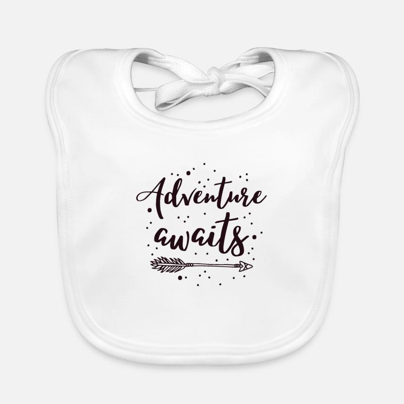 L'aventure attend Bavoir bio Bébé