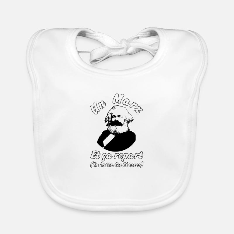 UN MARX ET ÇA REPART ! Bavoir bio Bébé