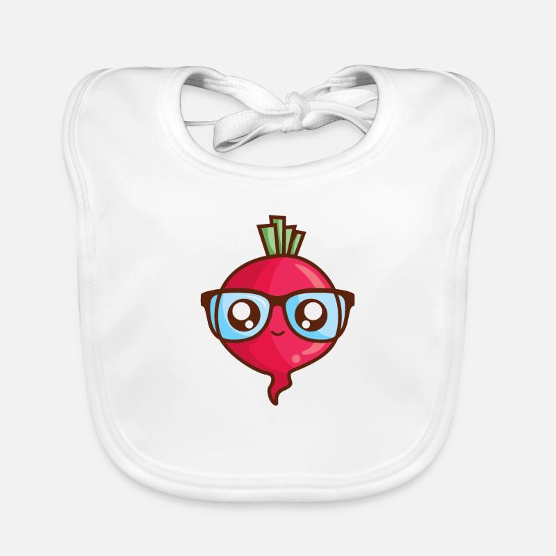 Schlaues Radieschen Baby Bio-Lätzchen