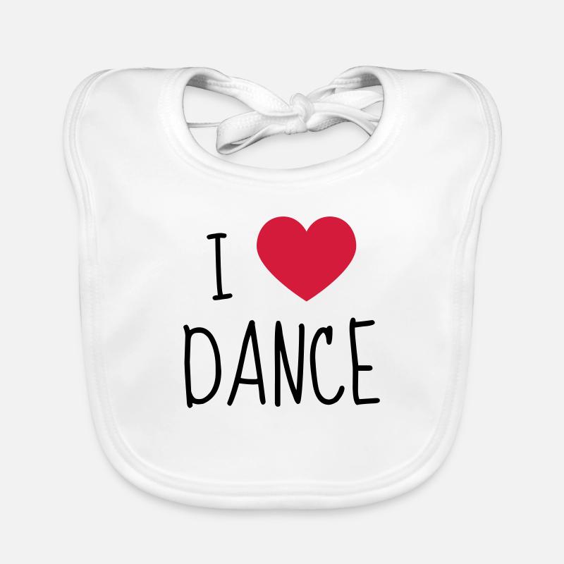 Danse Danseur Danseuse Ballet Opéra - Bavoir bio Bébé - blanc