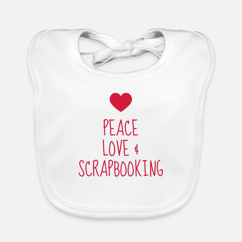 Scrapbooking / Scraper / Scrapeuse / Scrapeur Bavoir bio Bébé