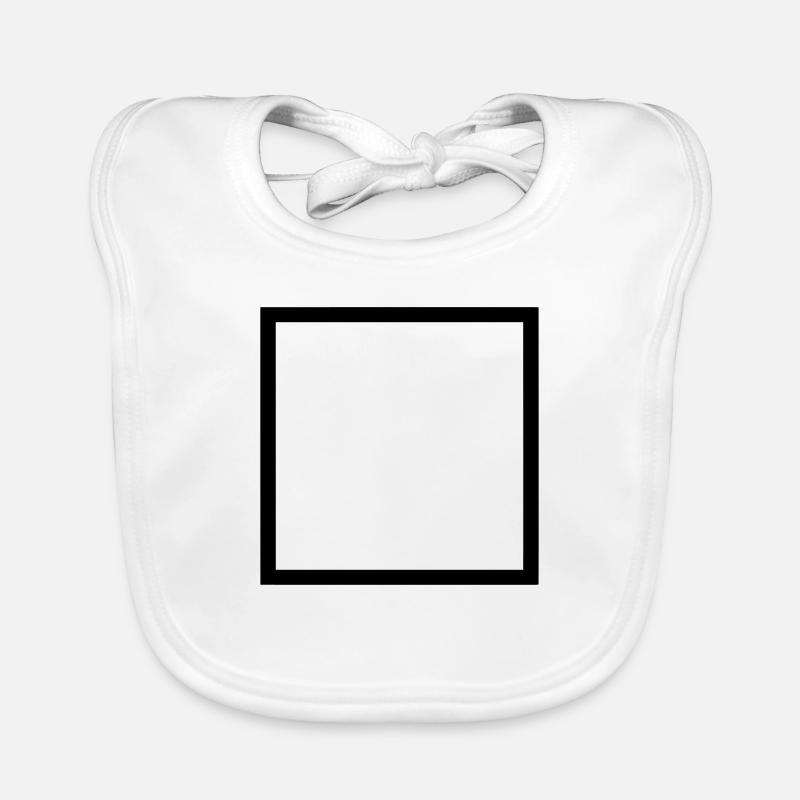 A Personnaliser / Custom / Customiser / Customize - Bavoir bio Bébé - blanc