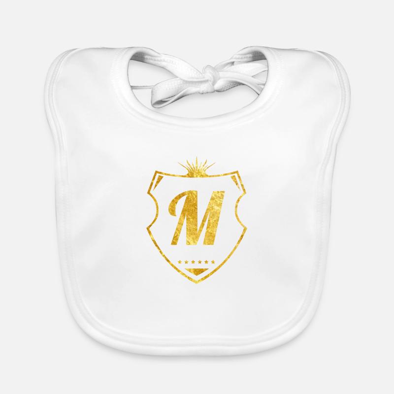 m shield gold Organic Baby Bibs
