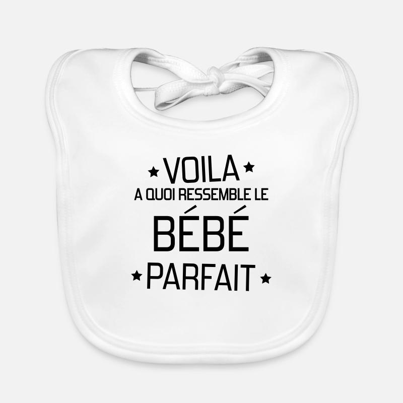 bébé / naissance / garçon / fille / maman Bavoir bio Bébé