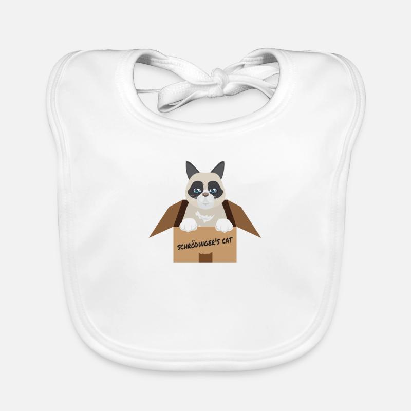 Idée de cadeau pour le chat de Schroedlinger Bavoir bio Bébé