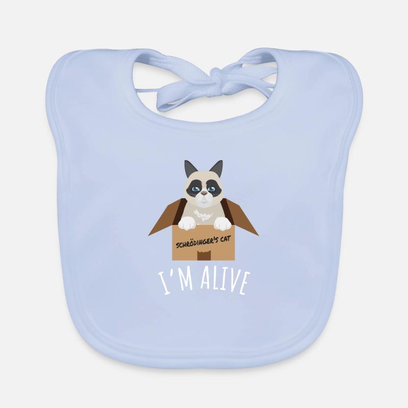 Idée de cadeau pour le chat de Schroedlinger Bavoir bio Bébé