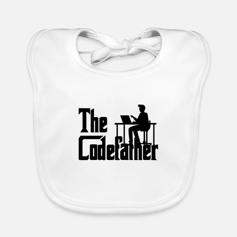 The Codefather Coding Programierer Geschenk Baby Bio-Lätzchen
