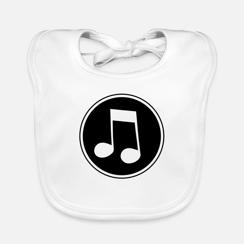 musiknote Baby Bio-Lätzchen